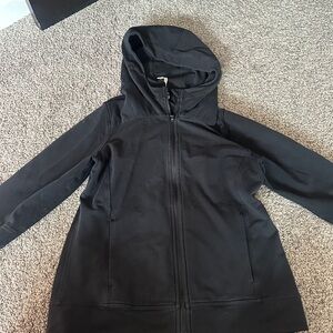 Women's Black Hooded Lulu Jacket
